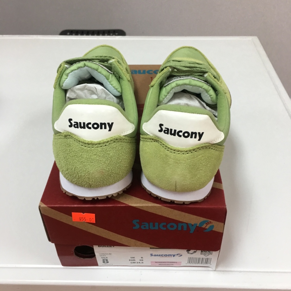 Saucony Originals- Women's Bullet- Green/Gum - Picture 6 of 6